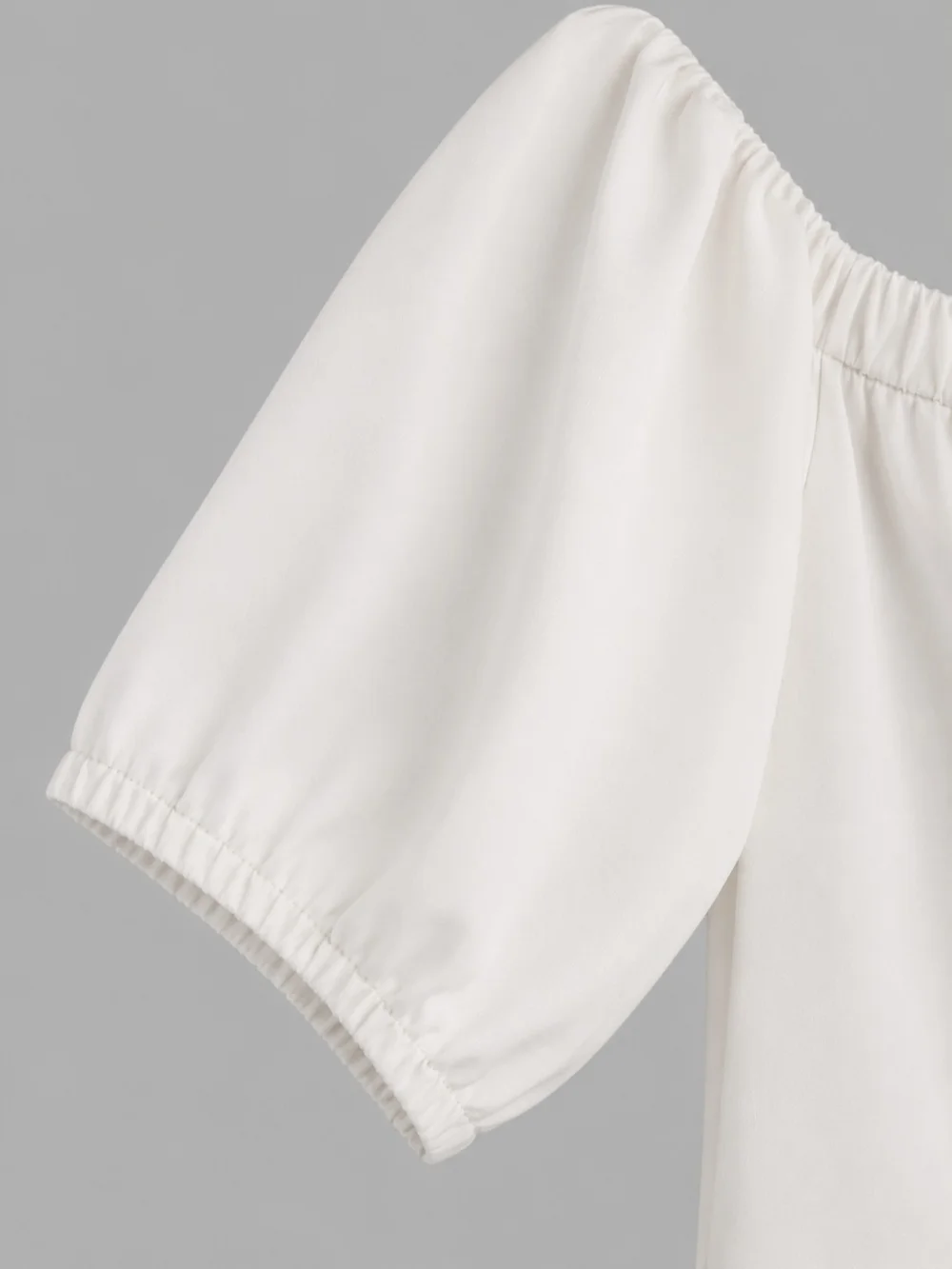 New York & Company White Tiered, Puff Sleeve Midi Dress Cottagecore Boho Coastal - Picture 6 of 8